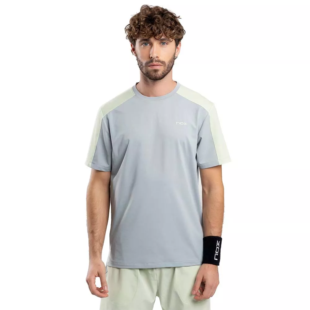 T-shirt Nox Pro Gris clair / Vert