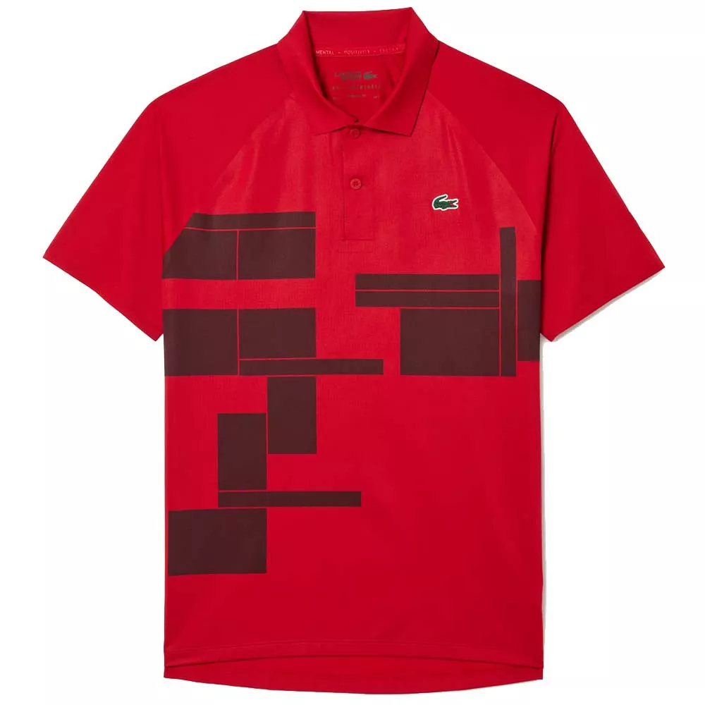 Polo Lacoste Tennis Novak Djokovic Player Rouge