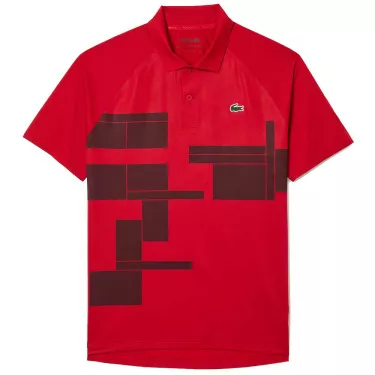 Polo Lacoste Tennis Novak Djokovic Player Rouge