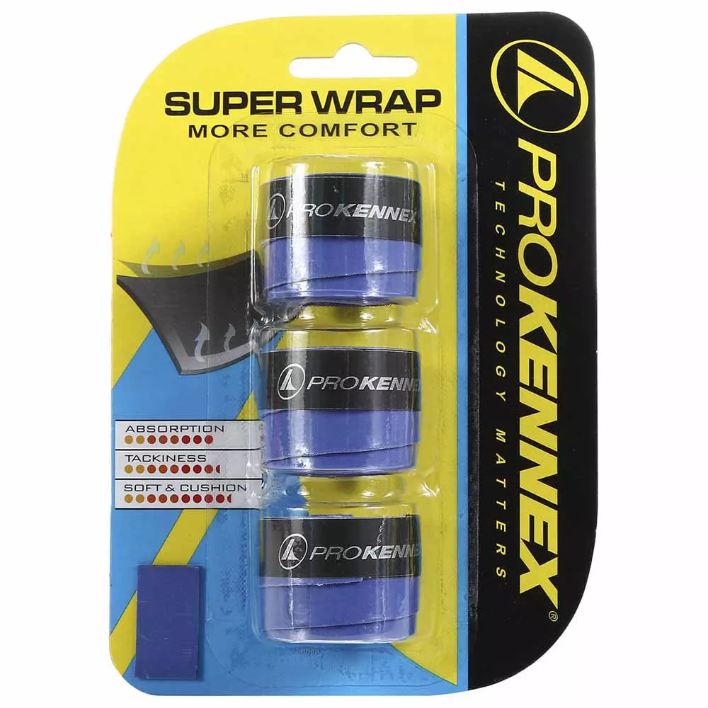Surgrips Pro Kennex Super Wrap Bleu x 3