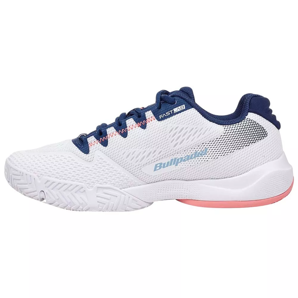Chaussures Bullpadel Flow 24V Femme Blanc / Bleu marine