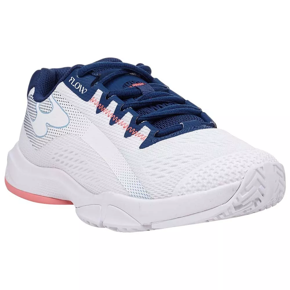 Chaussures Bullpadel Flow 24V Femme Blanc / Bleu marine