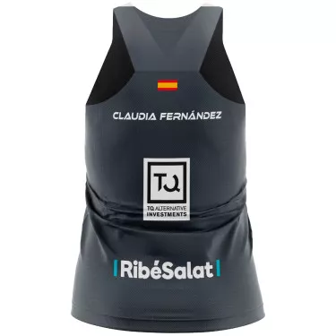 Débardeur Bullpadel Lleva Noir Claudia Fernández