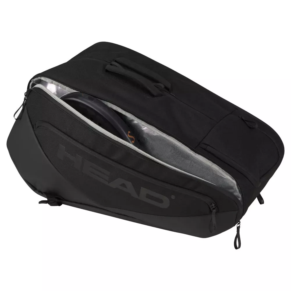 Head Pro X Padel L Zwart tas