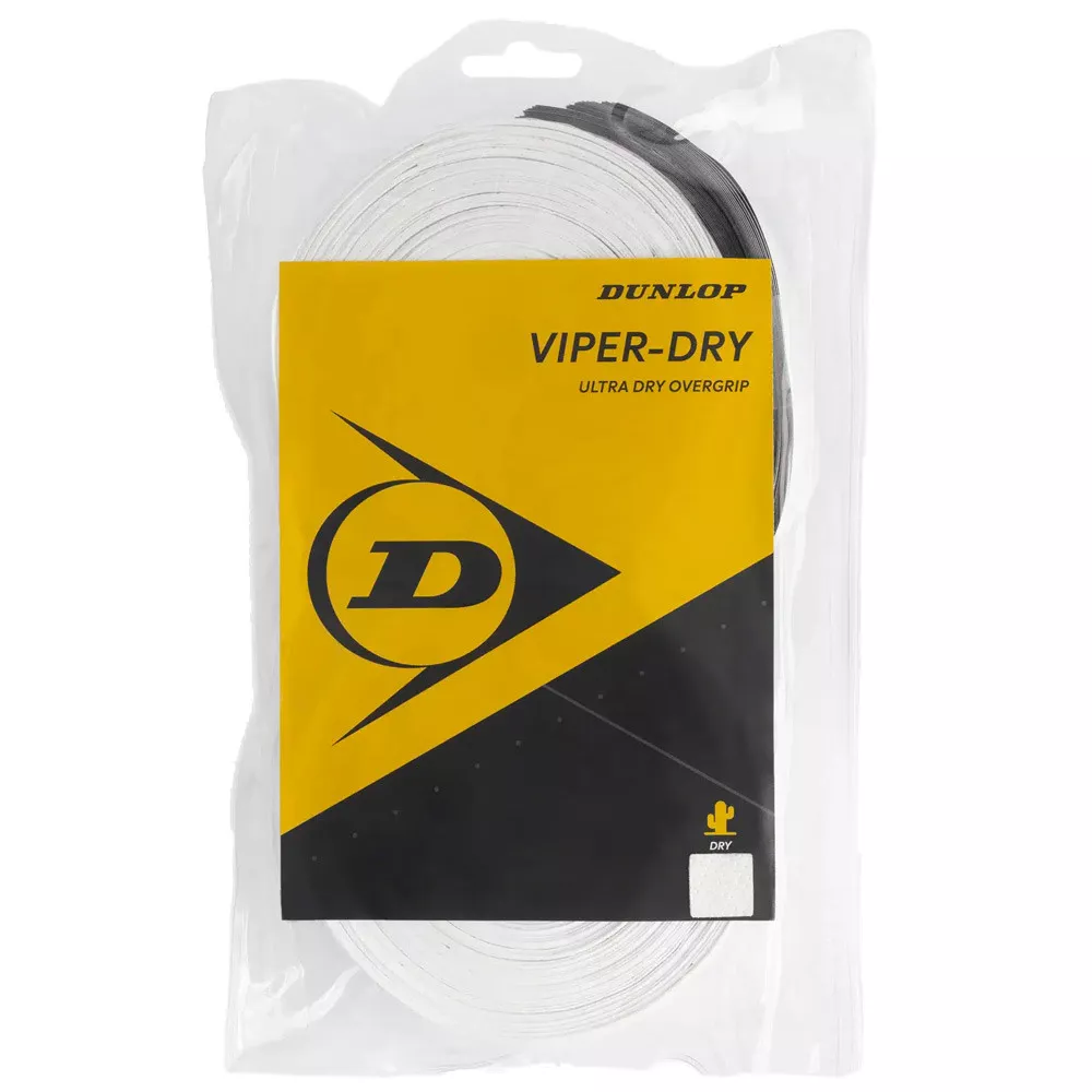 Dunlop Viper-Dry Zwart Overgrips x 3