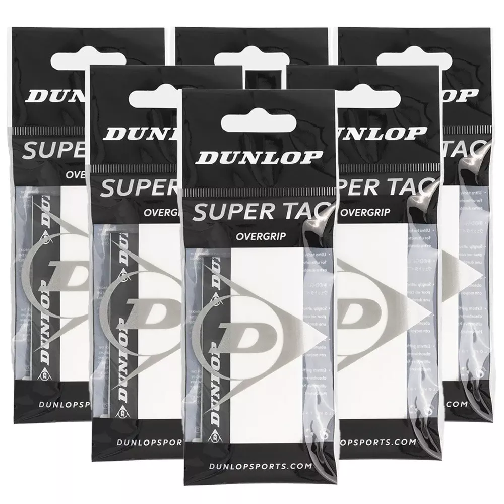 Dunlop Super Tac Wit Overgrips x 3