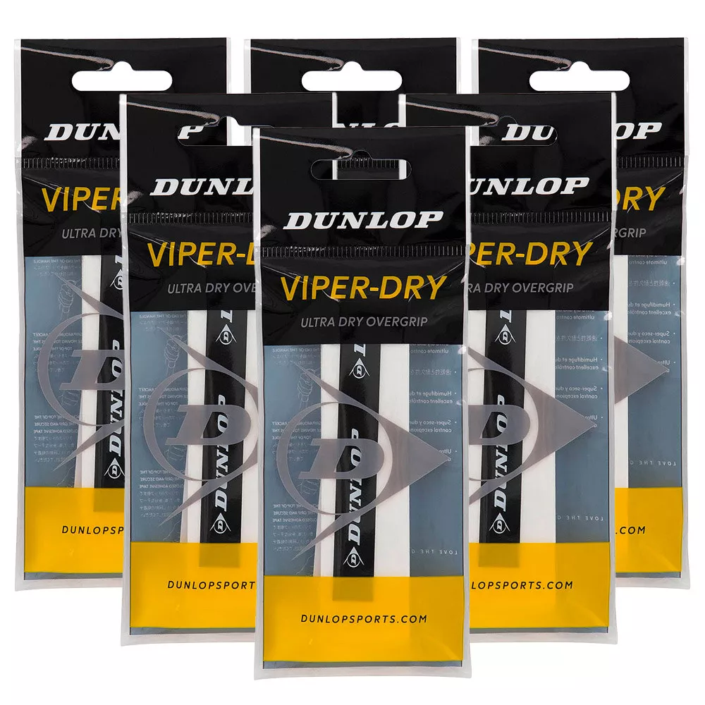 Dunlop Viper-Dry Wit Overgrips x 30