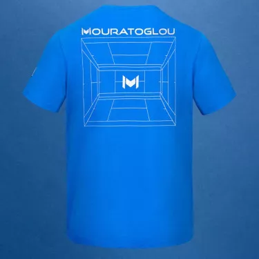 T-shirt Mouratoglou Graphique Melbourne Bleu
