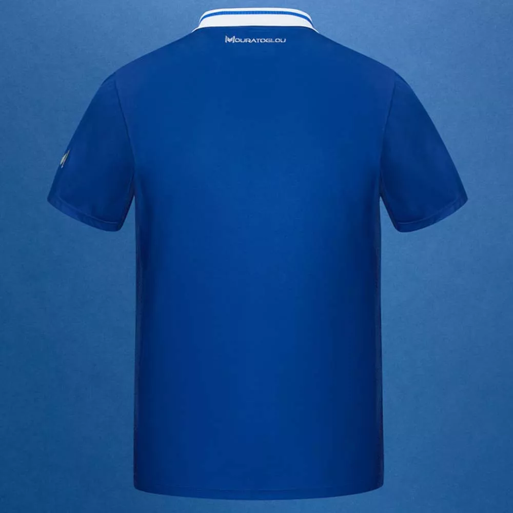 Polo Mouratoglou Match Melbourne Blanc / Bleu