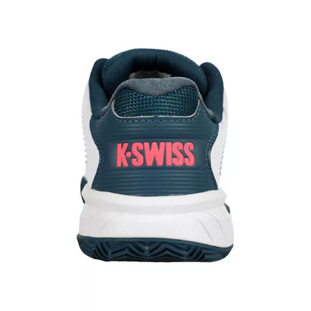 K-Swiss Court Express Zwart / Oranje junior schoenen