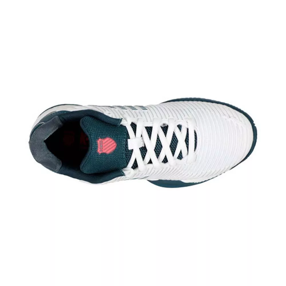 K-Swiss Court Express Zwart / Oranje junior schoenen
