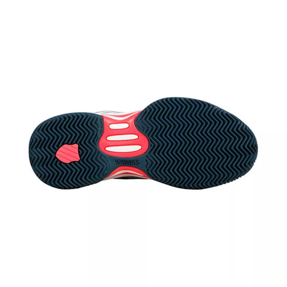 K-Swiss Court Express Zwart / Oranje junior schoenen