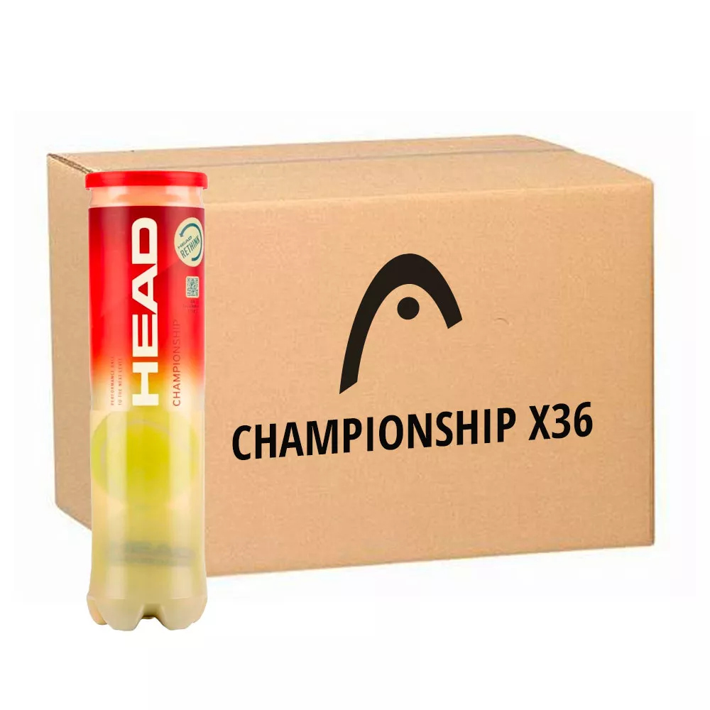 Doos 36 tubes van 4 Head Championship ballen