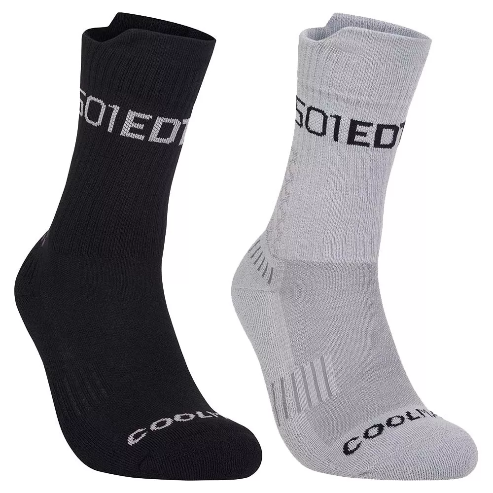 Chaussettes Bullpadel BP25PR Noir / Gris (2 paires)