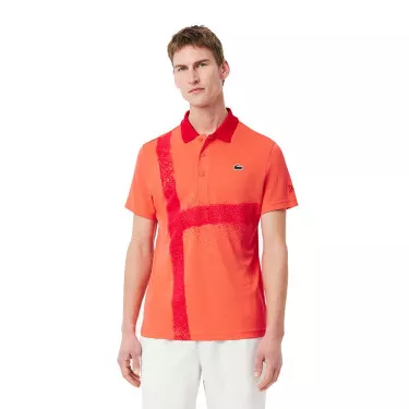 Polo Lacoste Tennis Novak Djokovic Fan Groen/Marine Polo