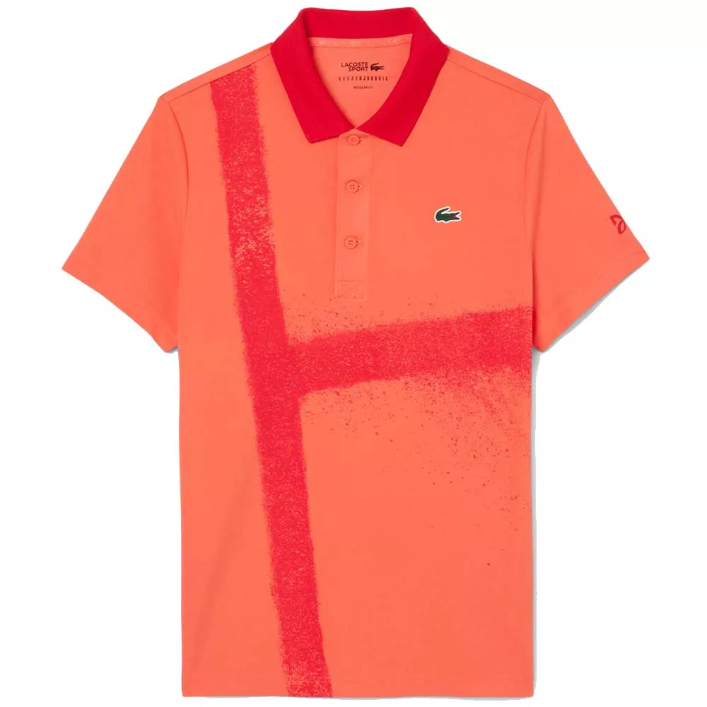 Polo Lacoste Tennis Novak Djokovic Fan Groen/Marine Polo