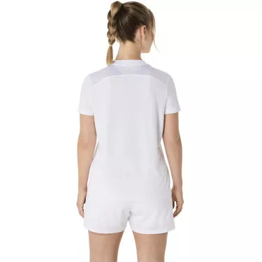 T-Shirt Asics Court SS Femme Blanc