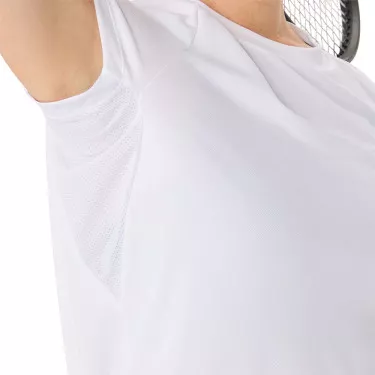 T-Shirt Asics Court SS Femme Blanc