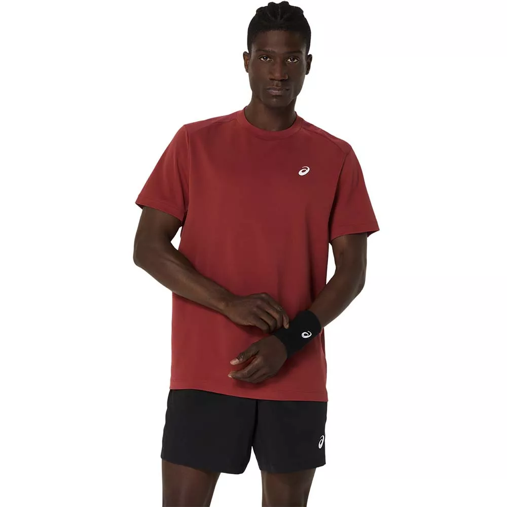 Asics Court SS T-Shirt Marineblauw