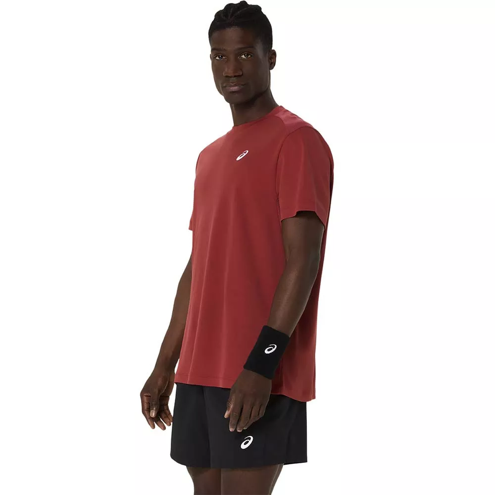 Asics Court SS T-Shirt Marineblauw