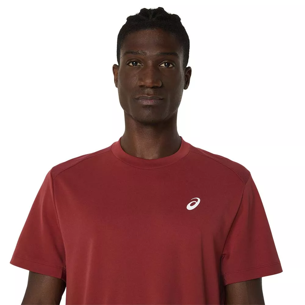 Asics Court SS T-Shirt Marineblauw