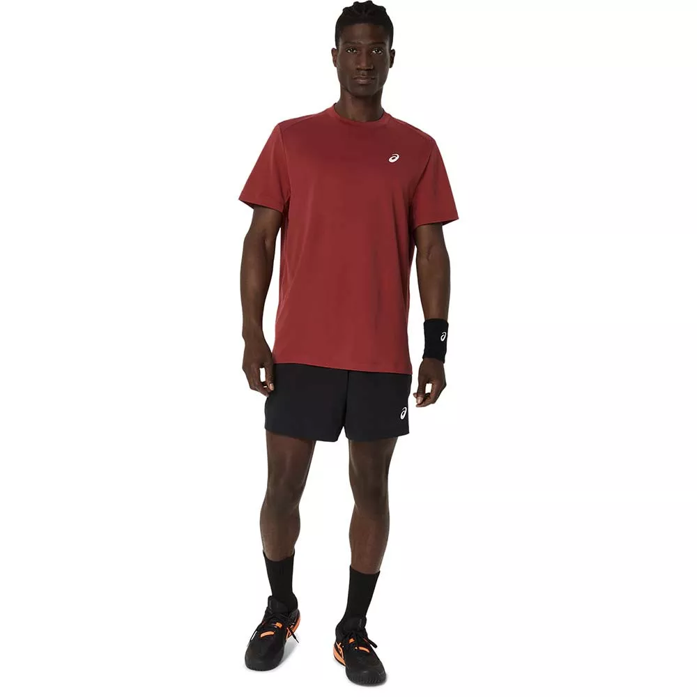 Asics Court SS T-Shirt Marineblauw