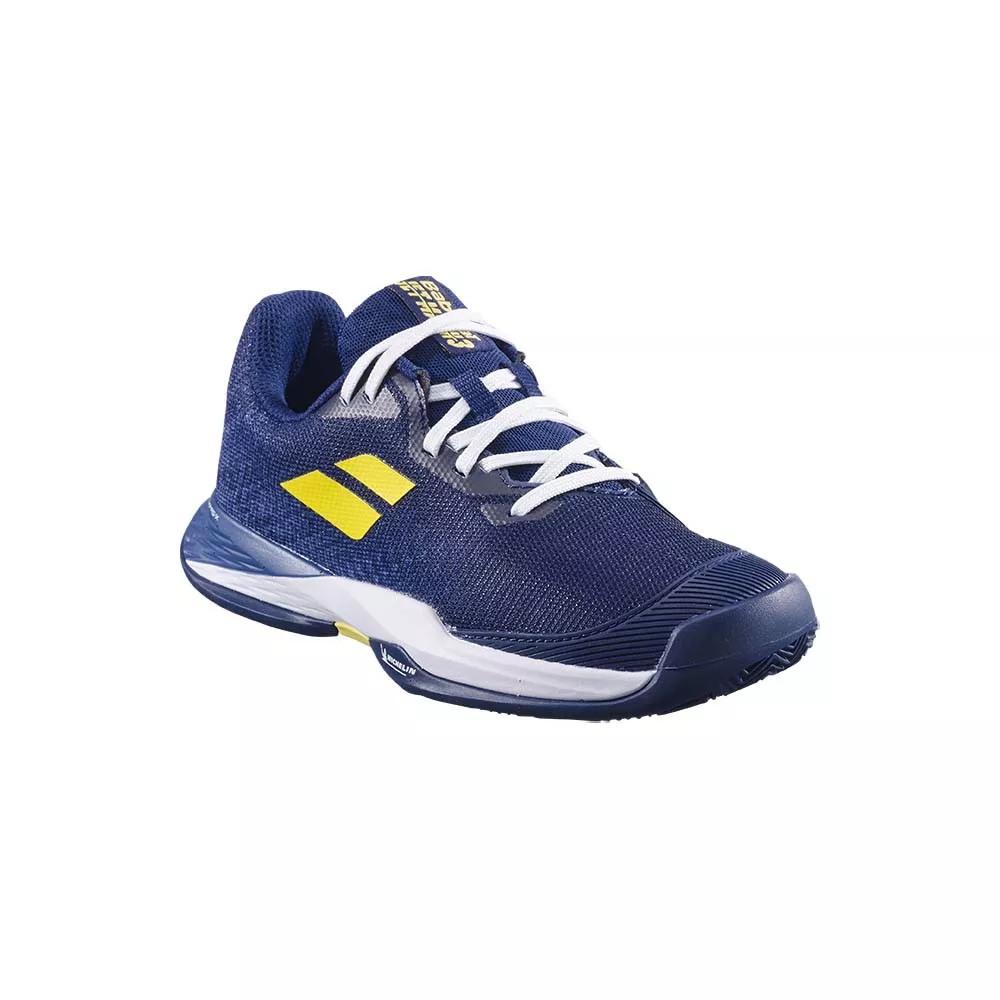 Chaussures Babolat Jet Mach 3 All Court Junior Bleu marine