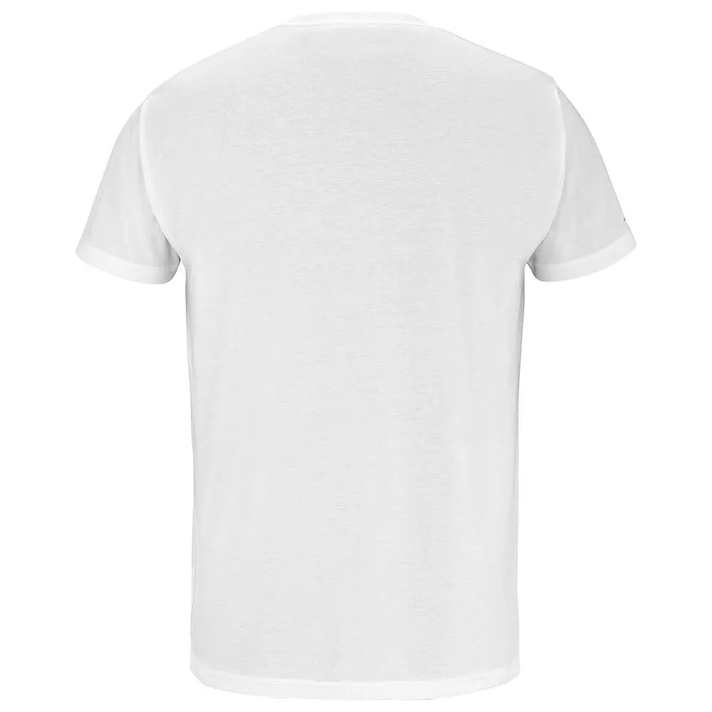 T-Shirt Babolat Exercise Big Flag Blanc