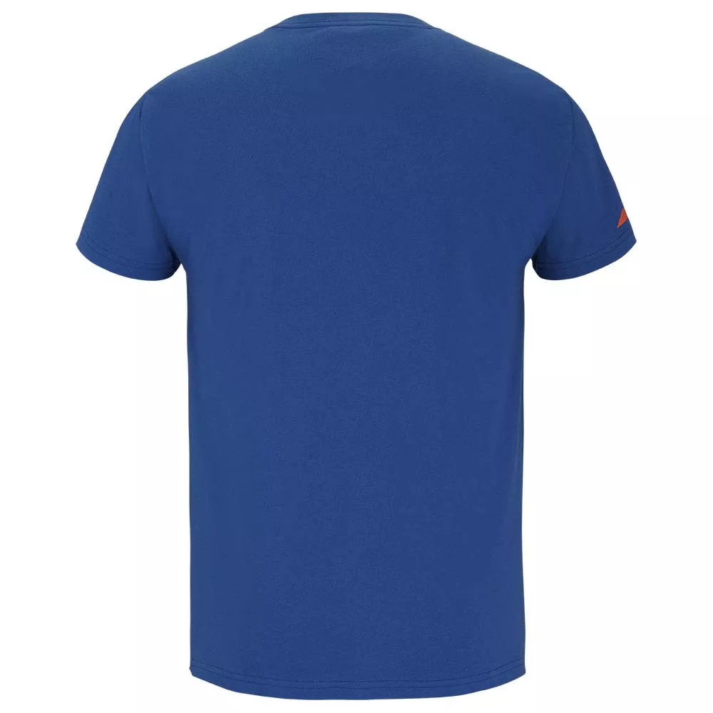 T-Shirt Babolat Exercise Big Flag Bleu / Orange