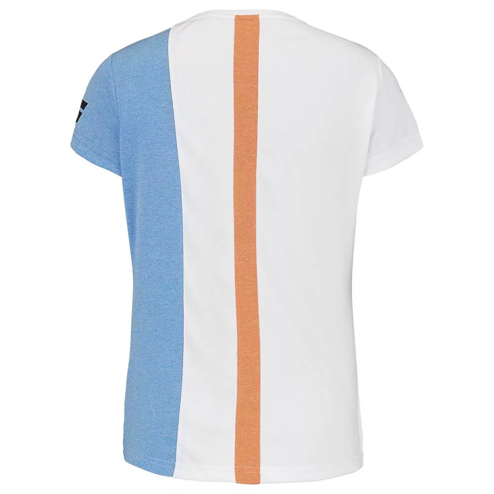 T-Shirt Babolat Play Cap Femme Blanc / Bleu