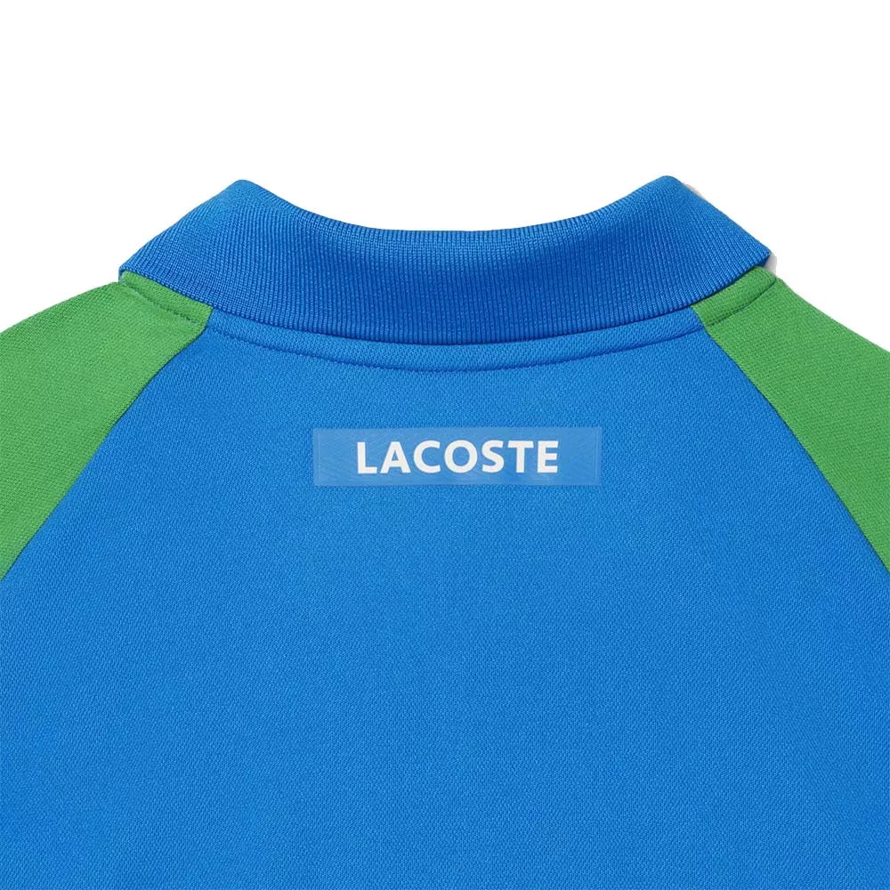 Lacoste Tennis Color-Block Ultra Dry Blauw/Groen polo