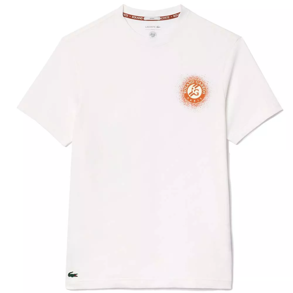 Lacoste Tennis Roland Garros Wit T-Shirt