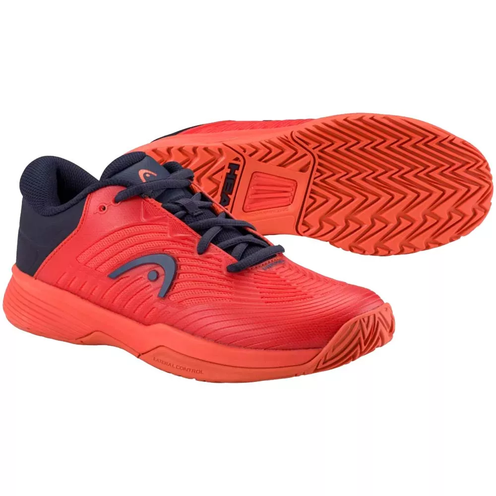 Chaussures Head Revolt Pro 4.5 Junior Rouge / Bleu foncé