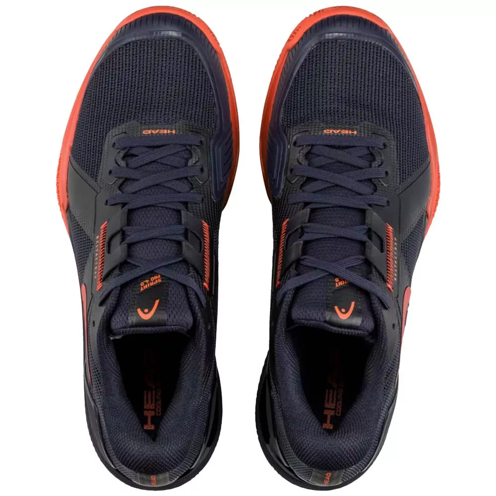 Chaussures Head Sprint Pro 4.0 terre battue Bleu foncé / Rouge