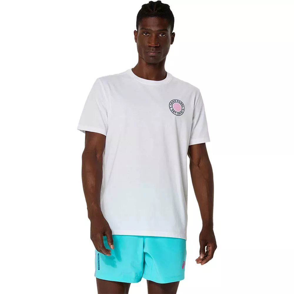 T-Shirt Asics Padel Court SS Blanc