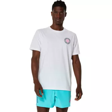 T-Shirt Asics Padel Court SS Blanc