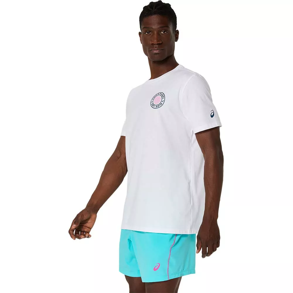 T-Shirt Asics Padel Court SS Blanc