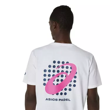 T-Shirt Asics Padel Court SS Blanc