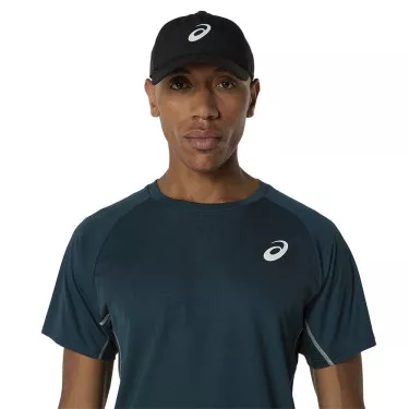 T-Shirt Asics Match Blanc Vert