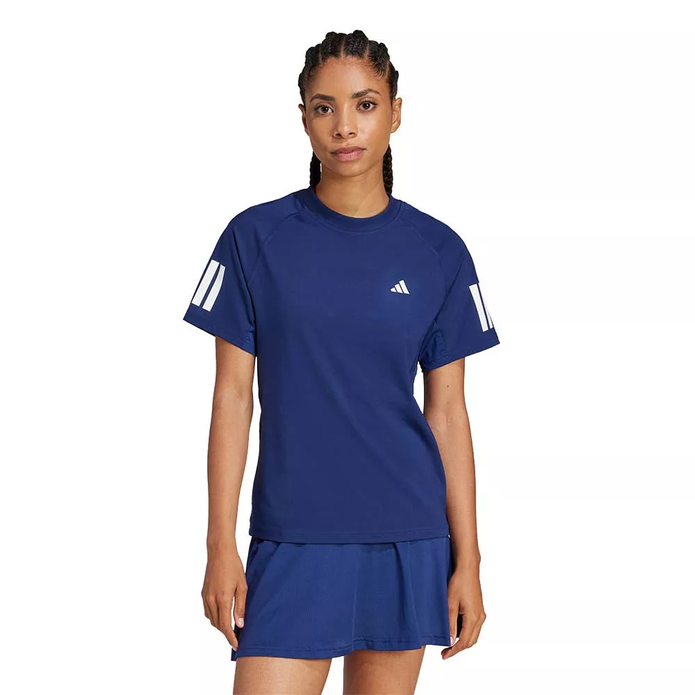 Adidas 3 Stripes Dames T-shirt Zwart