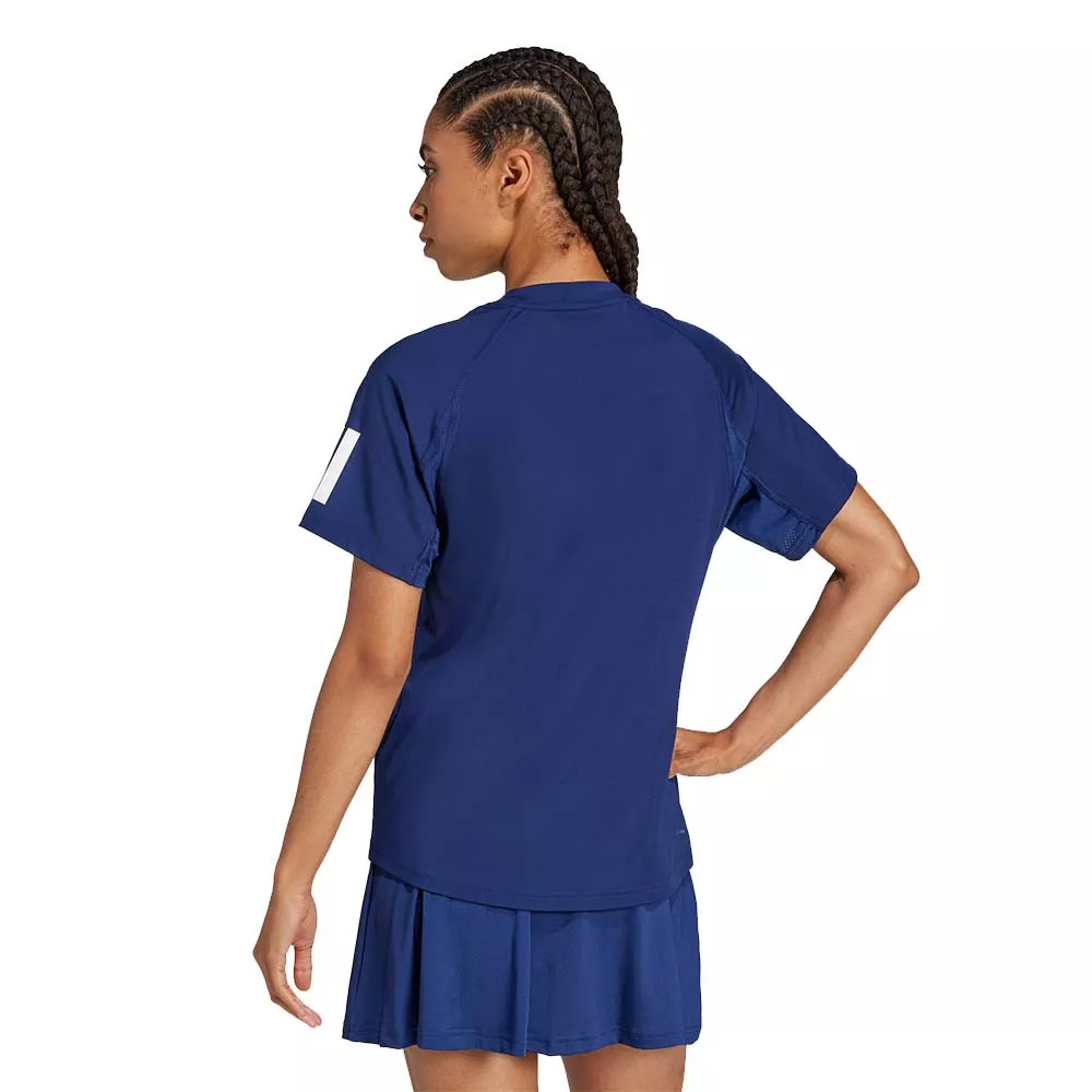 Adidas 3 Stripes Dames T-shirt Zwart