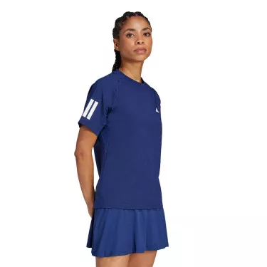 Adidas 3 Stripes Dames T-shirt Zwart