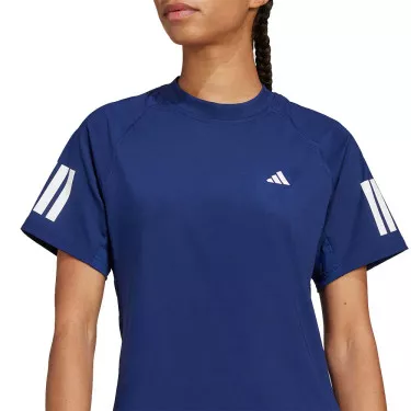 Adidas 3 Stripes Dames T-shirt Zwart