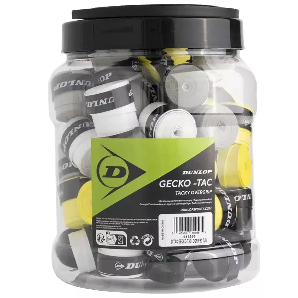 Dunlop Gecko Tac Overgrips Zwart x 3