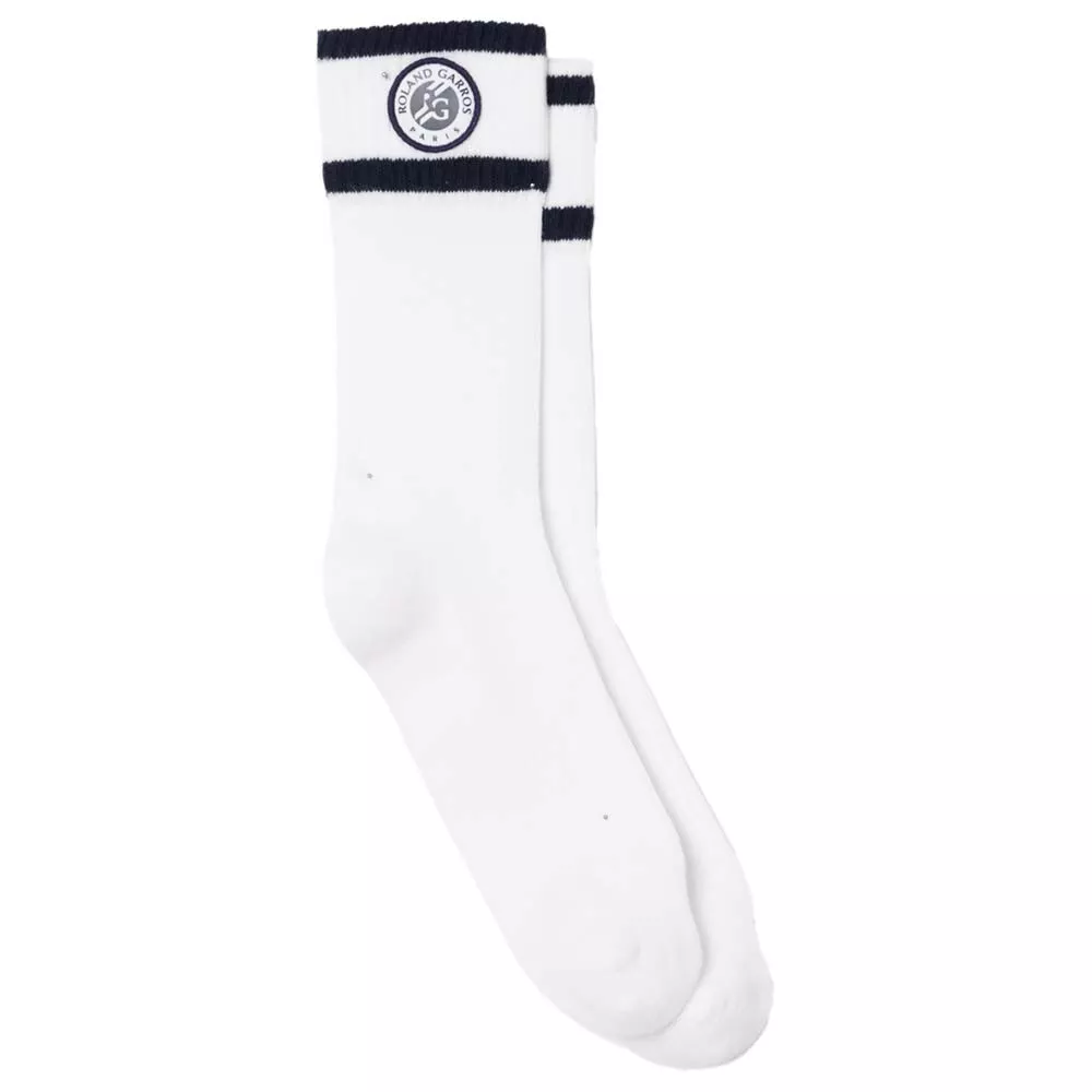 Lacoste Roland Garros Wit / Bruin Sokken