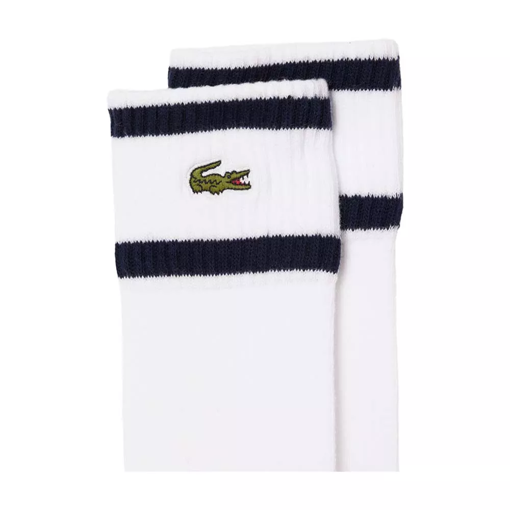 Lacoste Roland Garros Wit / Bruin Sokken