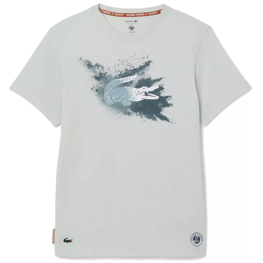 Lacoste Roland Garros Unisex Grijs T-shirt