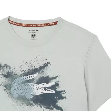 Lacoste Roland Garros Unisex Grijs T-shirt