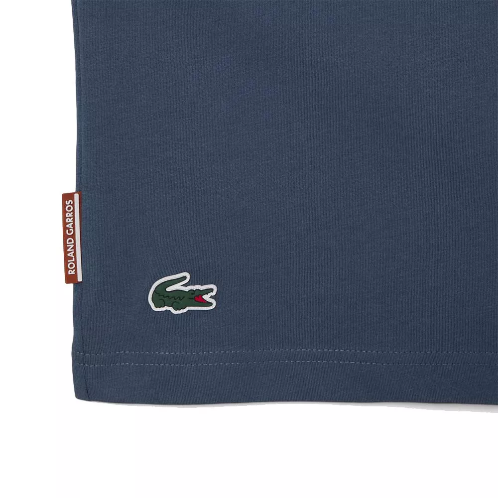 Lacoste Roland Garros Unisex Marineblauw T-shirt