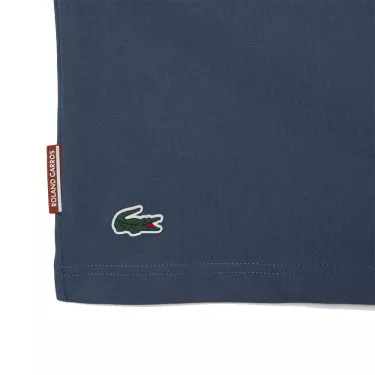 Lacoste Roland Garros Unisex Marineblauw T-shirt